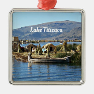 Titicaca-See, Floating Island, Ornament Aus Metall