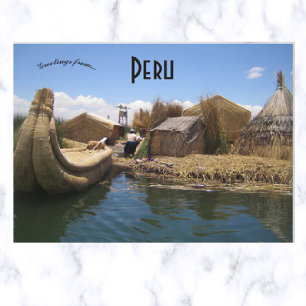 Titicaca-See Peru Postkarte