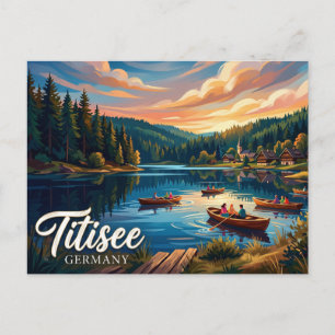 Titisee Deutschland Postkarte