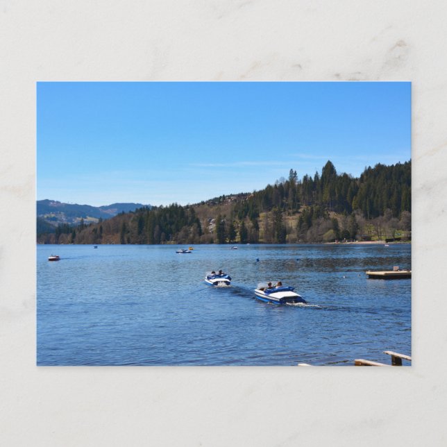 Titisee im Schwarzwald Postkarte (Vorderseite)
