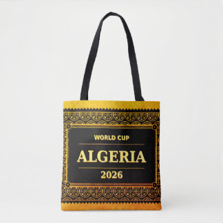 TITLE: Algeria Football Fan 2026 Black Gold Luxury