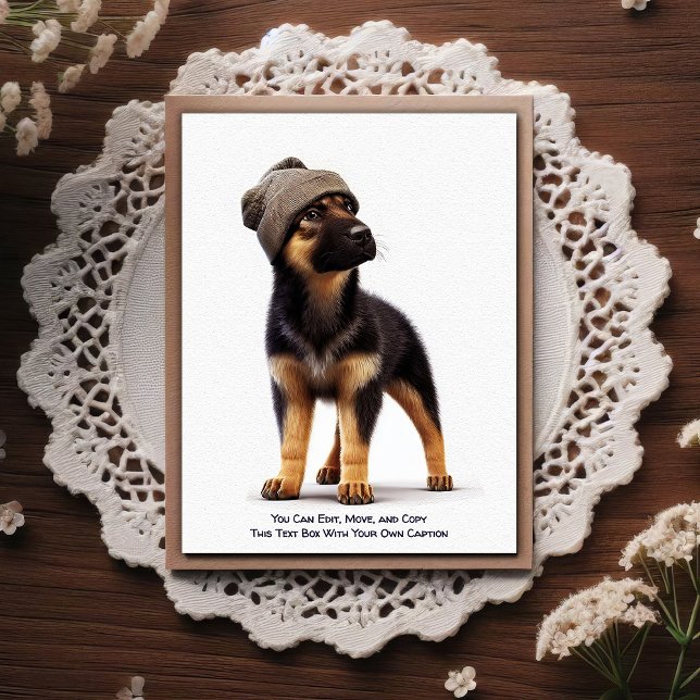 Title: Humorous Customizable Any Occasion Postcard Postkarte (Von Creator hochgeladen)