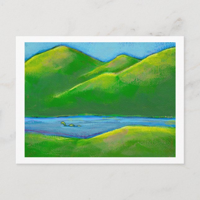 Titled: Privacy - maybe the Loch Ness monster Postkarte (Vorderseite)