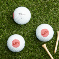 Titleist 2023 Pro V1 Pink Peach Monogram 12 Pack
