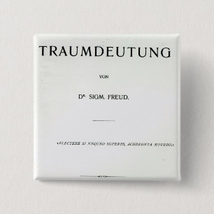 Titlepage die Traumdeutung durch Sigmund Freud Button