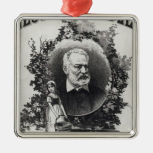 Titlepage Erstausgabe von 'Les Miserables Silbernes Ornament