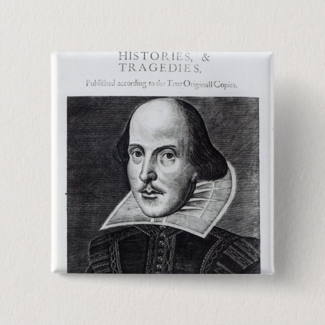 Titlepage, 'Herr William Shakespeares Button (Vorderseite)