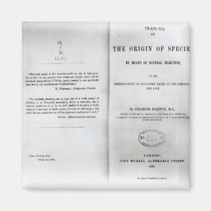 Titlepage zu 'auf dem Ursprung von Arten Magnet