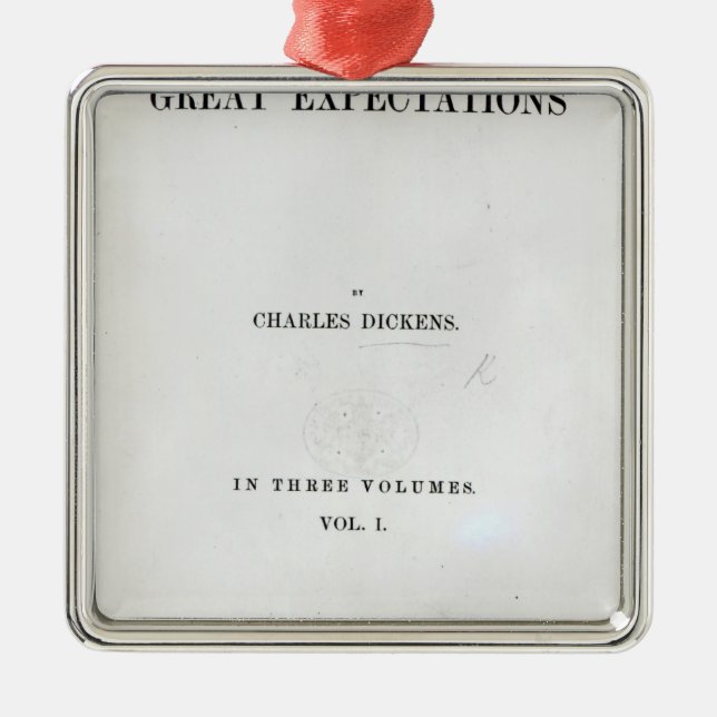 Titlepage zu den hohen Erwartungen durch Charles Silbernes Ornament (Vorne)