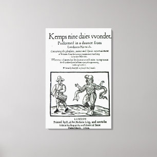 Titlepage zu William Kemps Leinwanddruck