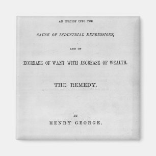 Titlepage 'zum Fortschritt und zu Poverty Magnet