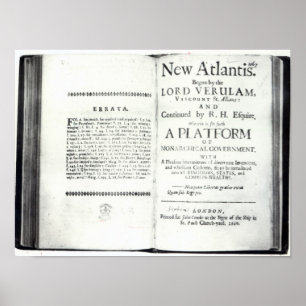 Titlepages zu Francis Bacons Poster