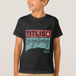 Titlis Berg Engelberg Schweiz Wanderung Wandern Sk T-Shirt