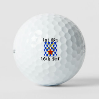 Titlist Golf Balls w/ 16th Infantry Military Crest Golfball