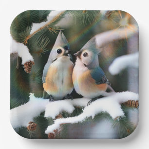 Titmaus Couple Pappteller
