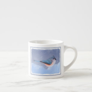Titmausmalerei - Niedliche Original Hundkunst Espressotasse