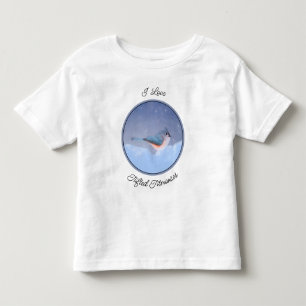 Titmausmalerei - Original Bird Art Kleinkind T-shirt