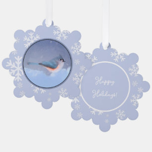 Titmausmalerei - Original Wild Bird Art Ornament Karte