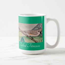 Titmouse Green Blue Kaffeetasse