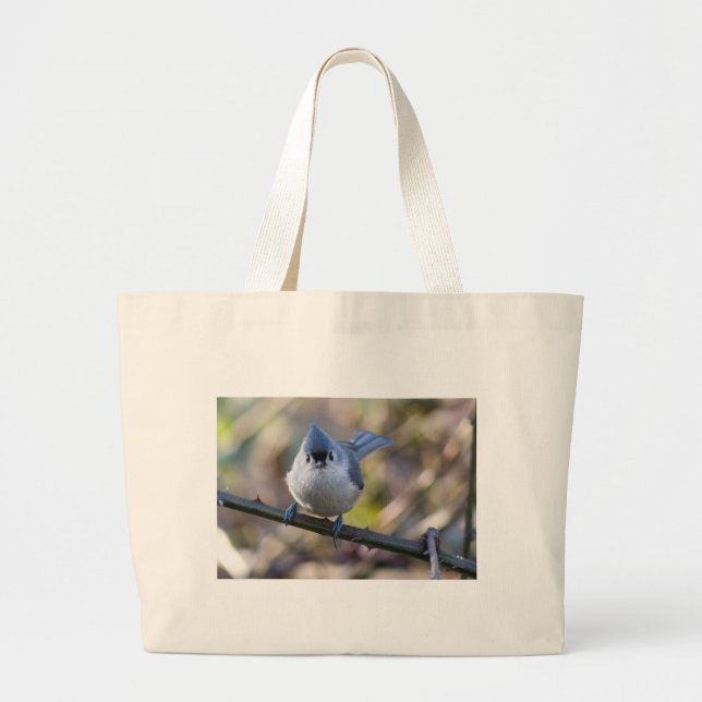 Titmouse Jumbo Stoffbeutel (Vorne)