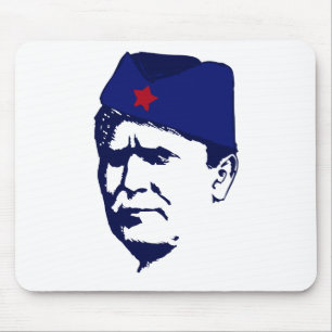 Tito josip Broz Porträtillustration Mousepad
