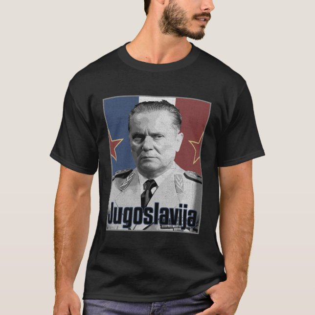 Tito Jugoslawien Jugoslavija Balkan T-Shirt (Vorderseite)