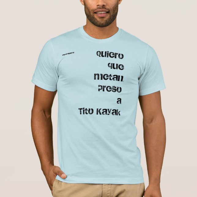 Tito-Kajak T-Shirt (Vorderseite)