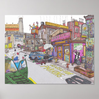 Titos 10-Dollar-Zuhause zur Beerdigung Poster