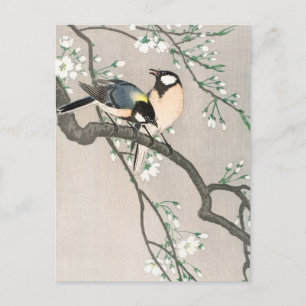 Tits auf der Zweigstelle Cherry - Ohara Koson - Vi Postkarte