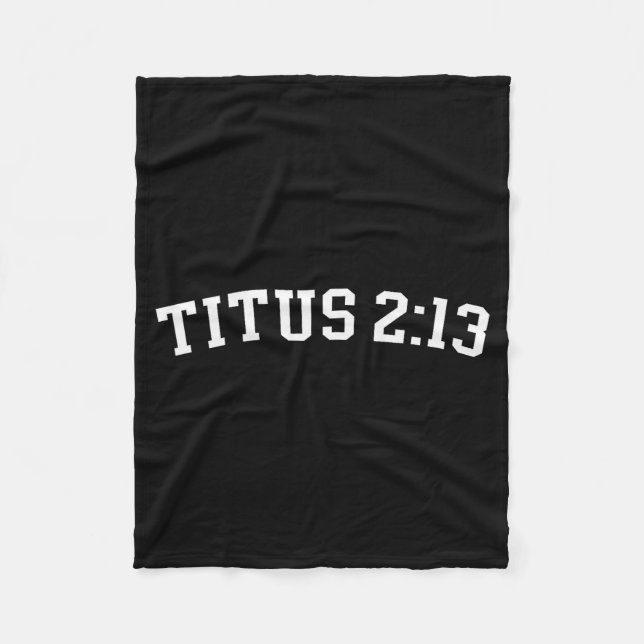 Titus 2_13  fleecedecke (Vorderseite)