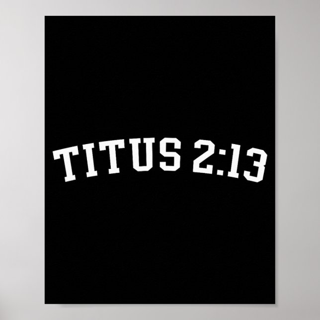 Titus 2_13  poster (Vorne)