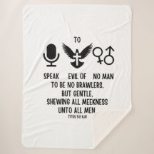 Titus 3:2 KJV Bibel Vers Zitat