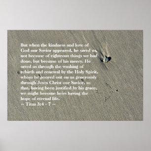 Titus 3:4-7 Poster