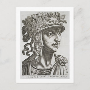 Titus Caesar (39-81 AD), 1596 (Gravur) Postkarte