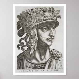 Titus Caesar (39-81 ANZEIGE), 1596 (Stich) Poster