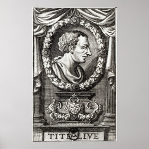 Titus Livius bekannt als Livy Poster