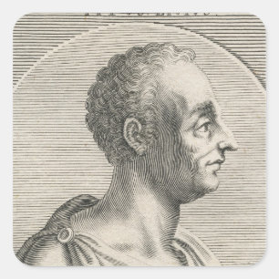 Titus Livius Quadratischer Aufkleber