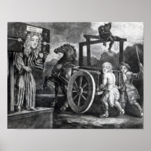 Titus Oates am dritten Tag seiner Bestrafung Poster
