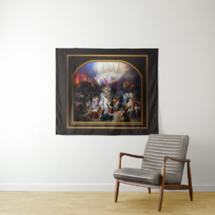 Titus zerstört Jerusalem von Wilhelm von Kaulbach Wandteppich