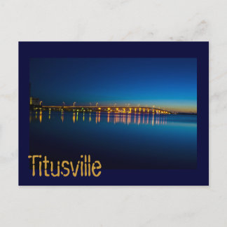 Titusville, Florida, USA Postkarte