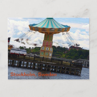 Tivoli Garden Cartoon Postkarte