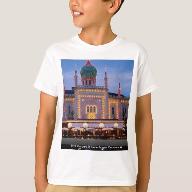 Tivoli-Gärten in Kopenhagen, Dänemark T-Shirt (Vorderseite)