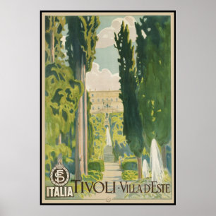Tivoli-Landhaus d'Este Poster