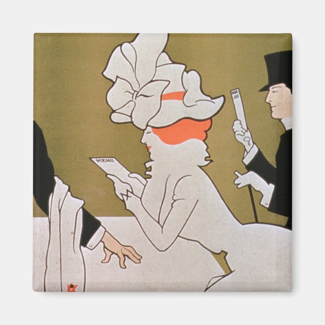 'Tivoli Restaurant, Strand', London (Farbe litho) Magnet (Vorne)