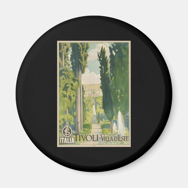 Tivoli Villa d'Este Magnet (Vorne)