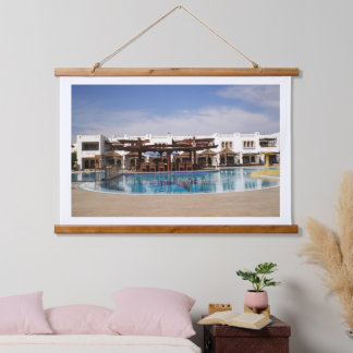 Tivoly Aquapark Hotel in der Stadt Sharm el Sheikh Wandteppich Mit Holzrahmen