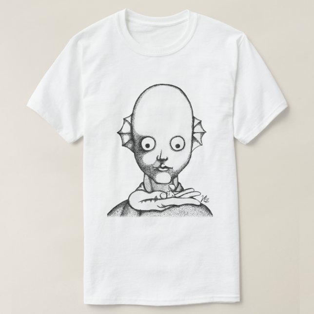 Tiwa, Fantastic Planet Sketch T-Shirt (Design vorne)