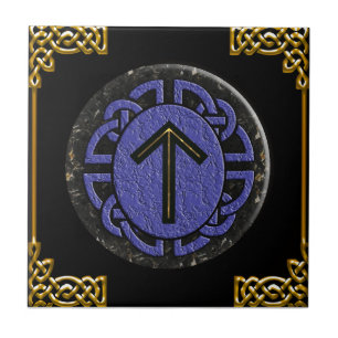 "tiwaz" älteres futhark fliese