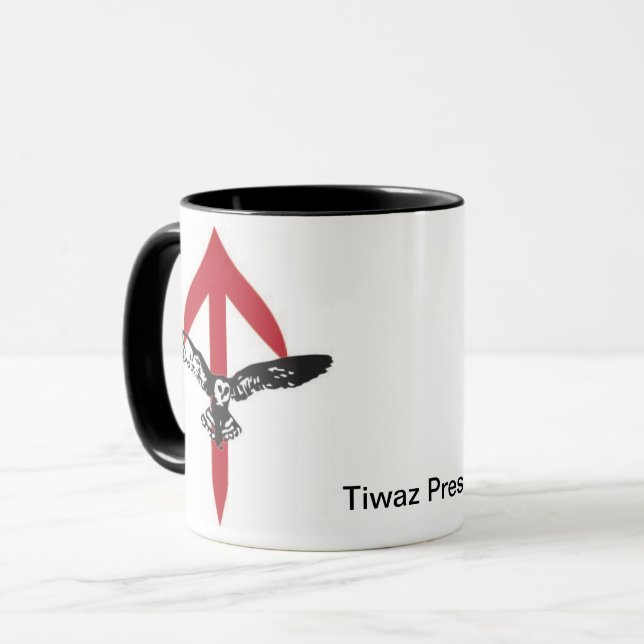 Tiwaz Presse-Kaffee-Tasse Tasse (Vorderseite Links)