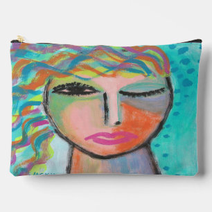 Tizzy Original Abstrakte Kunst Zubehörtasche